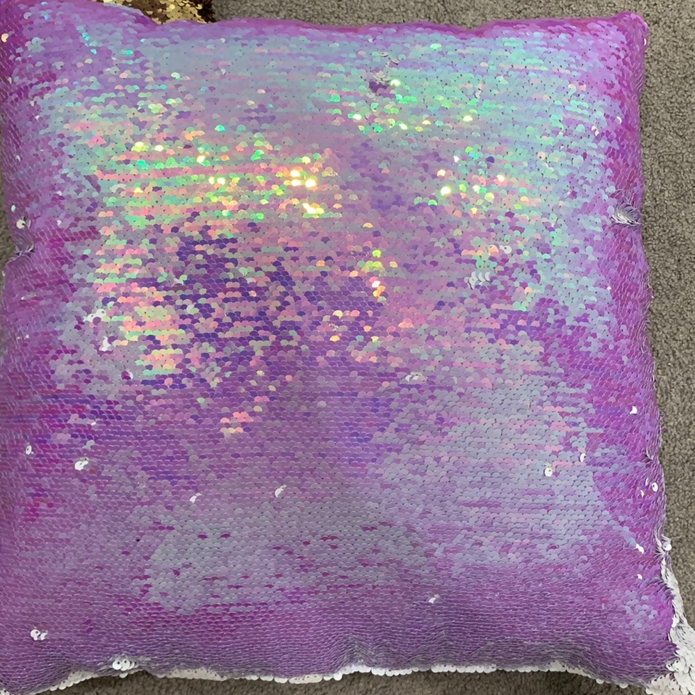 Sparkly pillow